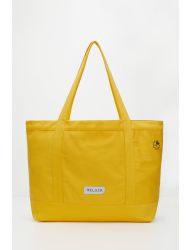 %100 RECYCLED BIG TOTE BAG YELLOW