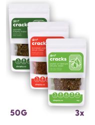 3'lü Paket Glutensiz Vegan Tohum Kraker Cracks Mix 50gr