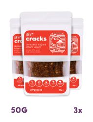 3 Paket Domates Soğanlı Glutensiz Vegan Tohum Kraker Cracks 50gr