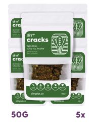 5 Paket Ispanaklı Glutensiz Vegan Tohum Kraker Cracks 50gr