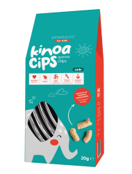 4 Paket 20G Sade Kinoa Cipsi for Kids Glutensiz Vegan Yağsız Cips Çocuklara Özel Ambalaj Karışık Ambalajlar