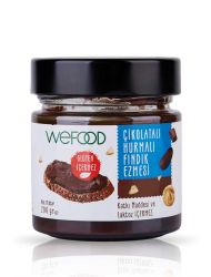 Wefood Çikolatalı Hurmalı Fındık Ezmesi (Şekersiz, Katkısız) 200 gr 3'lü