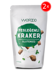 Wefood Fesleğenli Kraker 40 gr 2'li