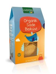 Wefood Kids Organik Sade Bisküvi 50 gr (Tereyağlı)