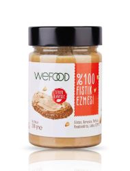 Wefood Şekersiz Sade %100 Fıstık Ezmesi 300 gr 3'lü